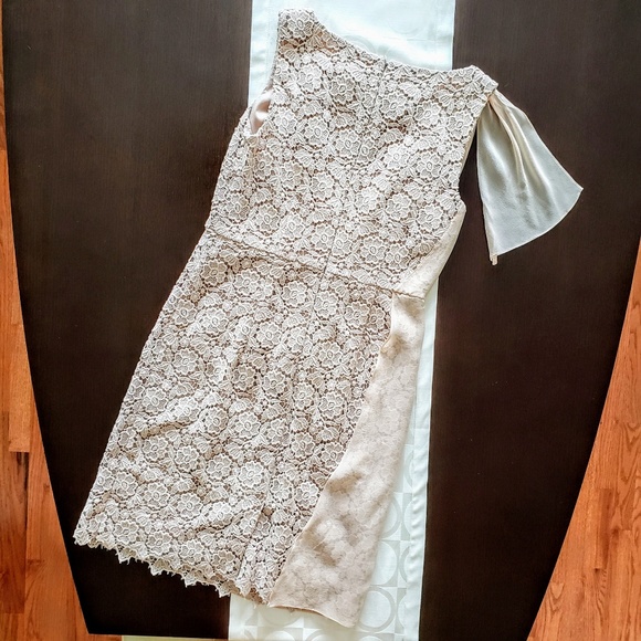 Ann Taylor Lace Sheath Wedding Guest Dress - Size 0 - Picture 5 of 6